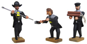 W. Werner Bergleute beim Sprenglöcher bohren  (W. Werner 1717) Bergleute beim Bohren von Sprenglöchern